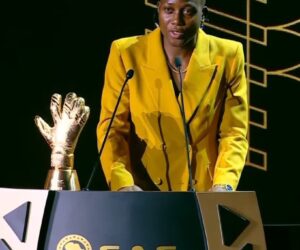 Super Falcons goalkeeper, Chiamaka Nnadozie wins CAF Women’s Goalkeeper of the year for the third yearÂ running