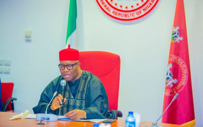 Akpabio sacks two committee chairmen as Senate leadership meets Tinubu