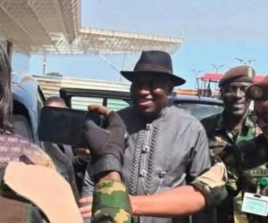 Goodluck Jonathan Arrives Abuja Hours After Been Stranded In Guinea-Bissau (Video)