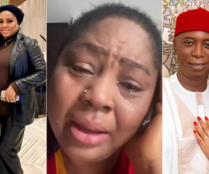 “Regina Daniels spend $50K on your campaign; we’ve been trying to cover your shame” – Regina Daniels’ mother shades Ned Nwoko