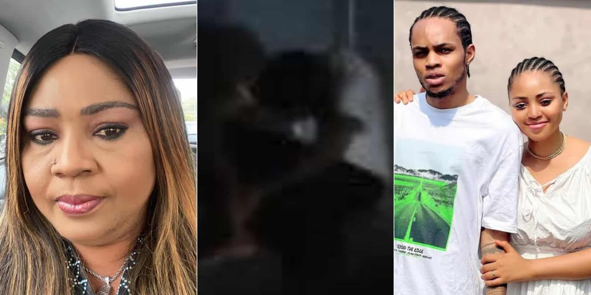 “My heart is broken” – Regina Daniels’ mother laments as she shares son’s condition