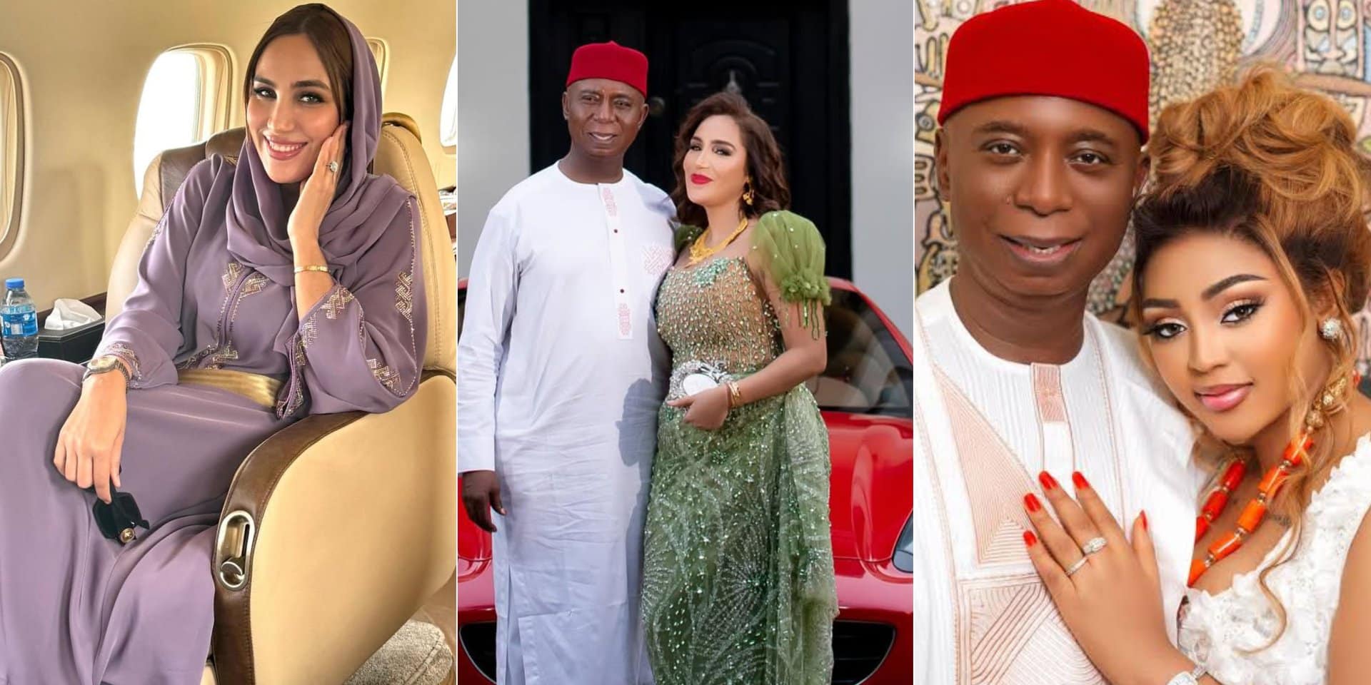 Ned Nwoko’s Moroccan wife speaks amid his clash with Regina Daniels