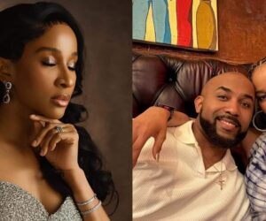“Growing old with you is one of my favourite things to do” — Adesua Etomi to Banky W