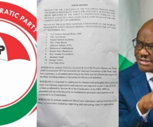PDP expels Wike, Fayose, Anyanwu, others over anti-party activities