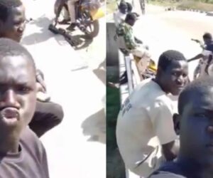 Viral video shows armed bandits chilling at undisclosed location