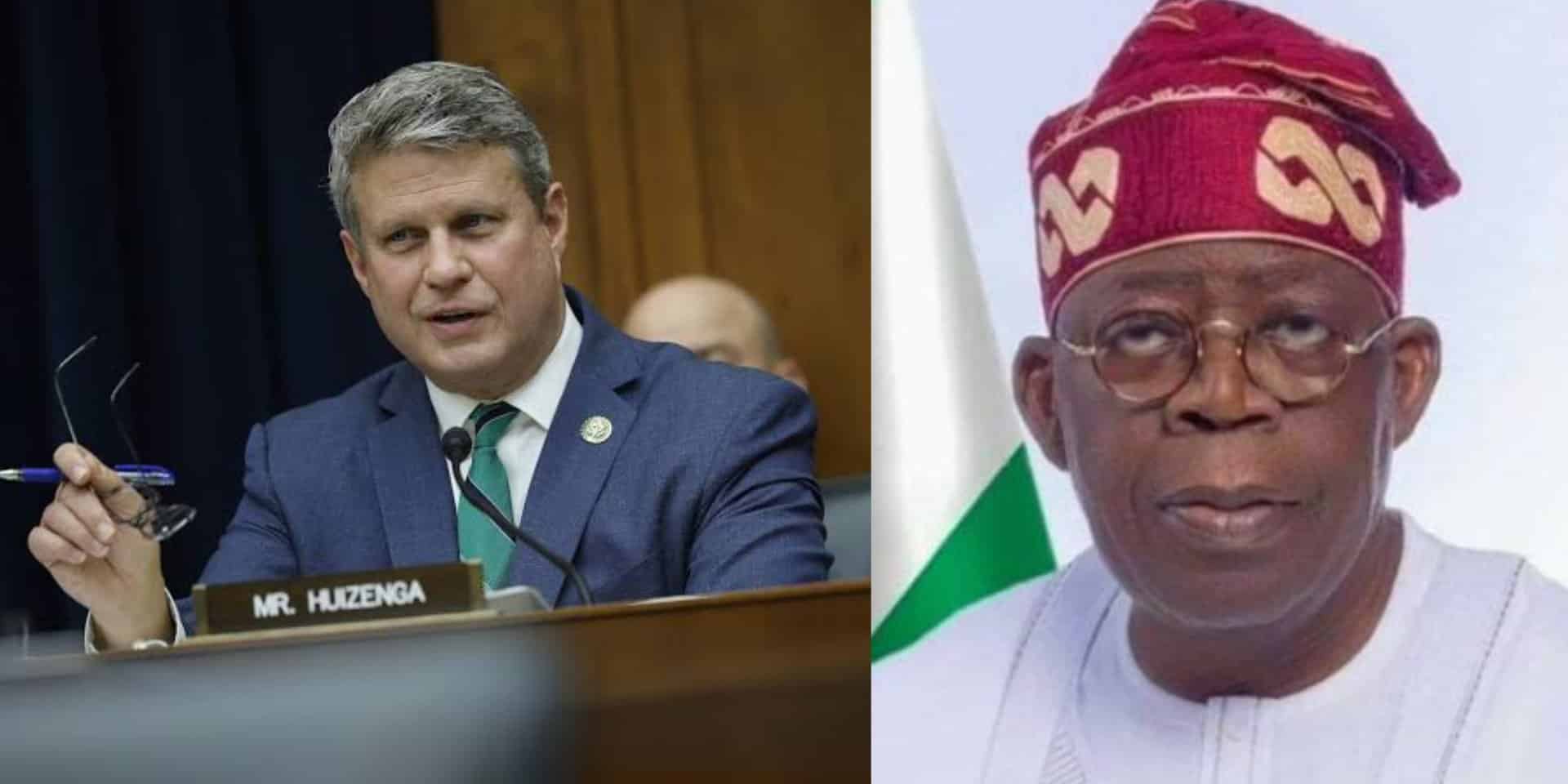 “Tinubu’s government is sitting back, not doing enough” – US Congressman Bill Huizenga