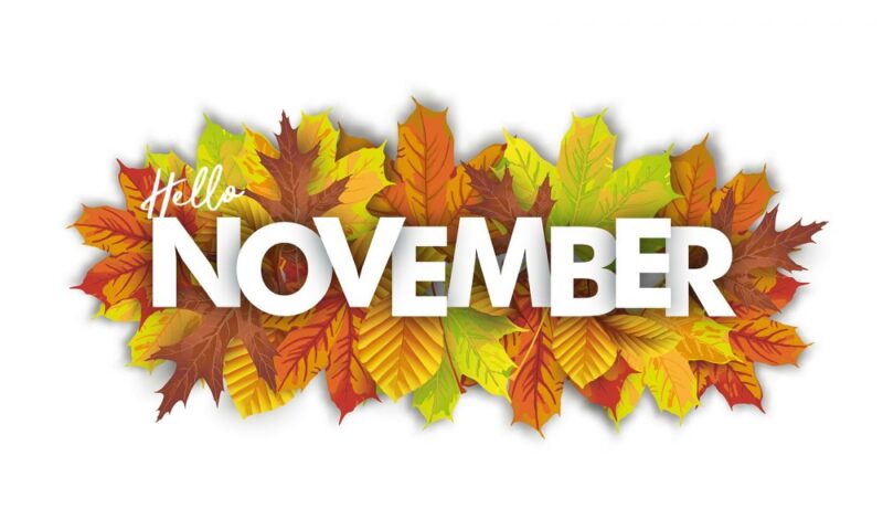 100 Happy New Month Messages, Wishes, Prayers For November 2025
