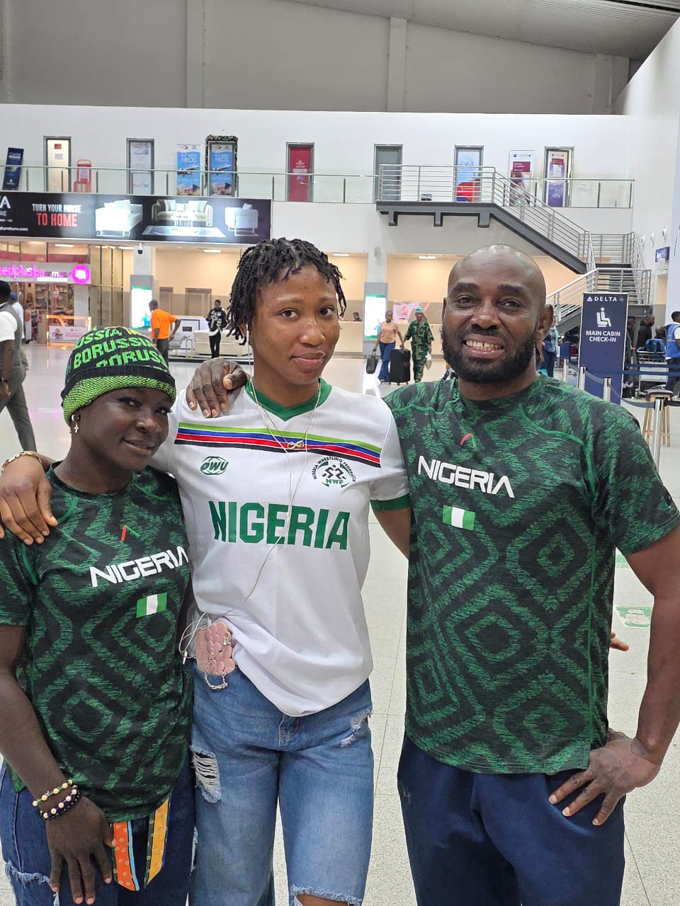 International Wrestling Training Camp: Nigeria’s delegation arrive Japan