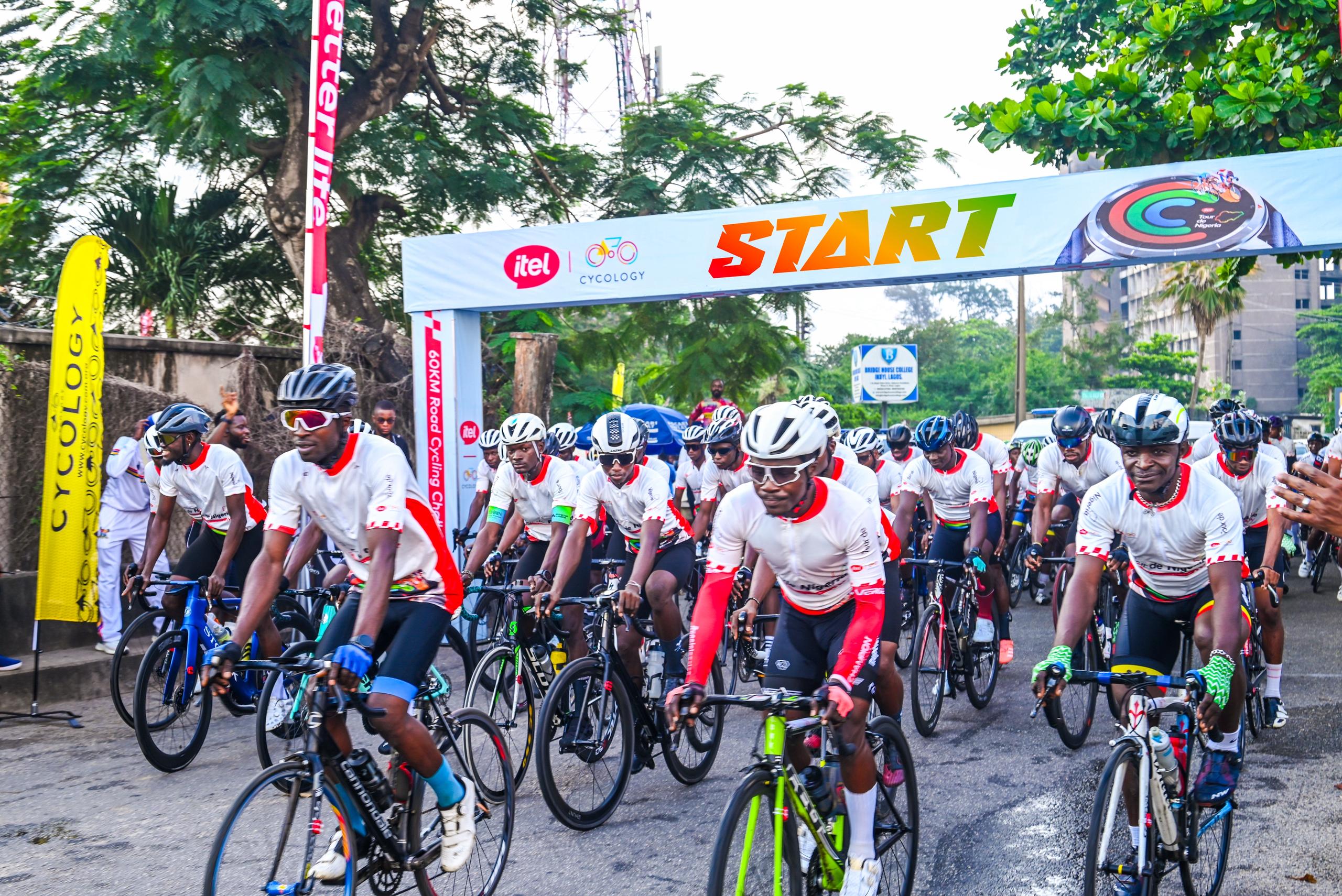 itel Hosts First Edition Of Tour de Nigeria 60KM Road Cycling Challenge In Lagos