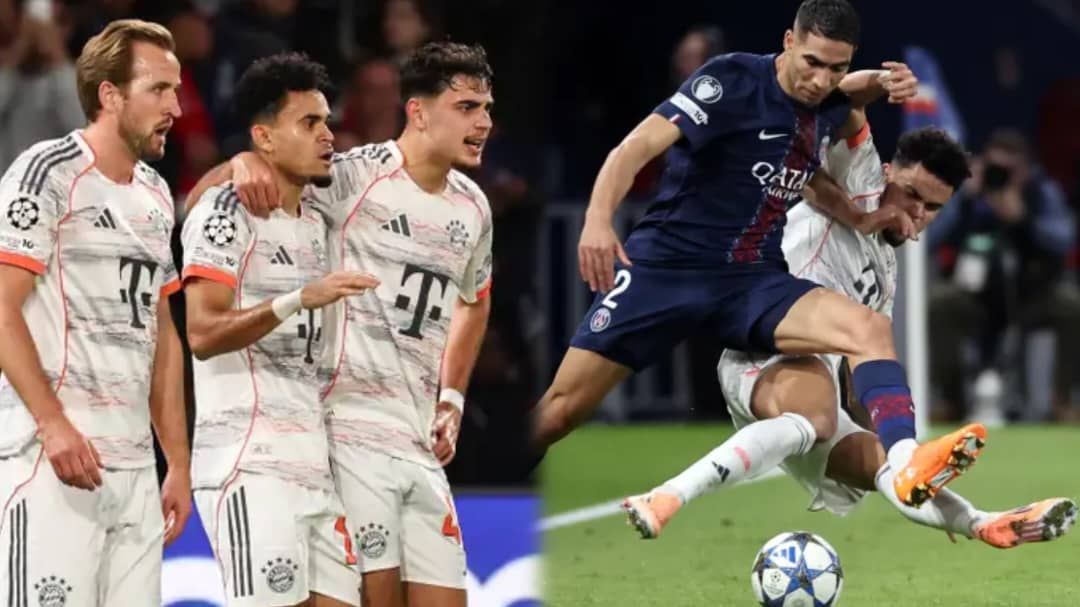Diaz shines, then self-destructs as 10-man Bayern beat PSG