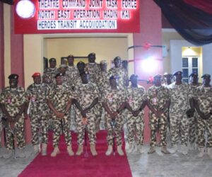 COAS storms Maiduguri, charges troops to annihilate insurgents in North east 