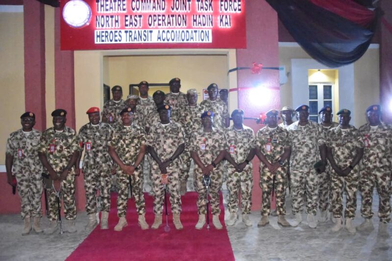 COAS storms Maiduguri, charges troops to annihilate insurgents in North east 