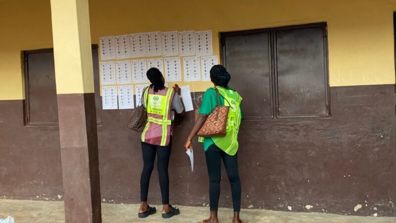 Happening now: NYSC corps members protest non-payment, dump poll for football on 2025 Anambra governorship election day