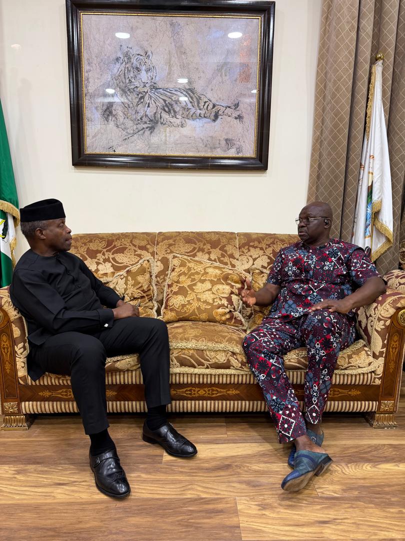 Yemi Osinbajo Visits Fayose, Hails Ex-Ekiti Gov Ahead Of His 65th Birthday