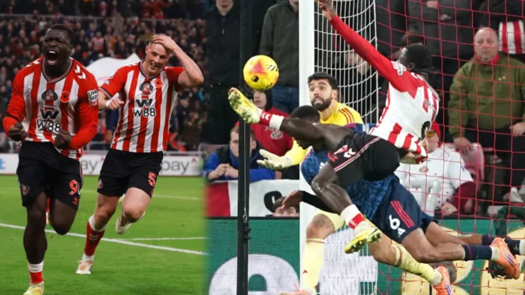 Sunderland late acrobatics halt Arsenal title charge