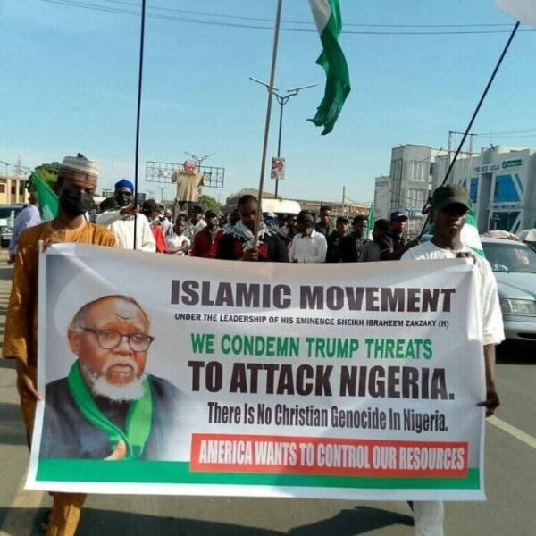 Shi’ite Sect Members Protest Against Trump’s Invasion Threat In Kano