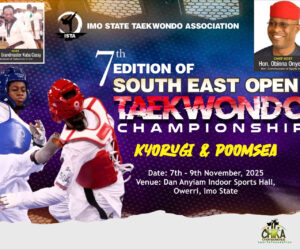 South-east Taekwondo tourney: Commissioner hails organisers as Imo emerge tops