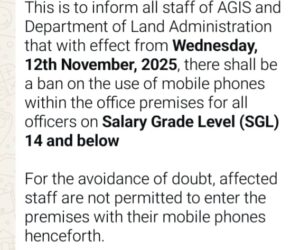 BREAKING: FCT Minister Wike Bans Use Of Mobile Phones By AGIS Staff After Viral Video Of His Altercation With Naval Officer Circulates