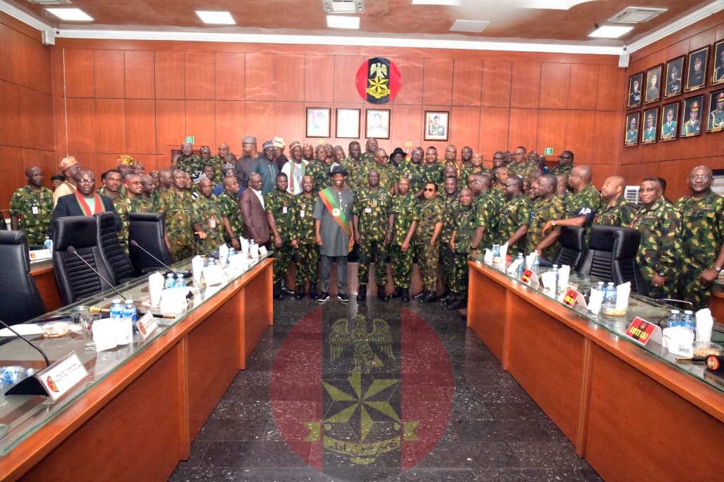 COAS receives course mates, seeks collective efforts to secure Nigeria 