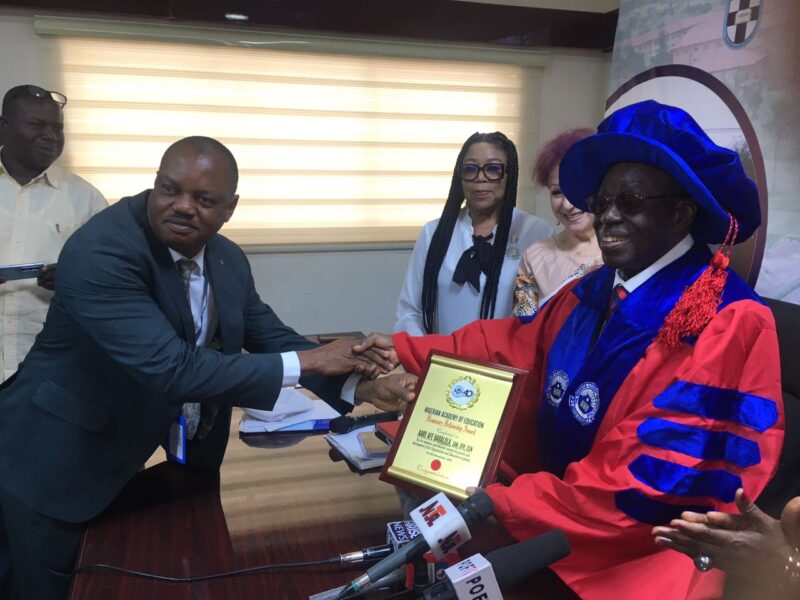ABUAD Debt-free, Says Afe Babalola, Bags NAE Honorary Fellowship