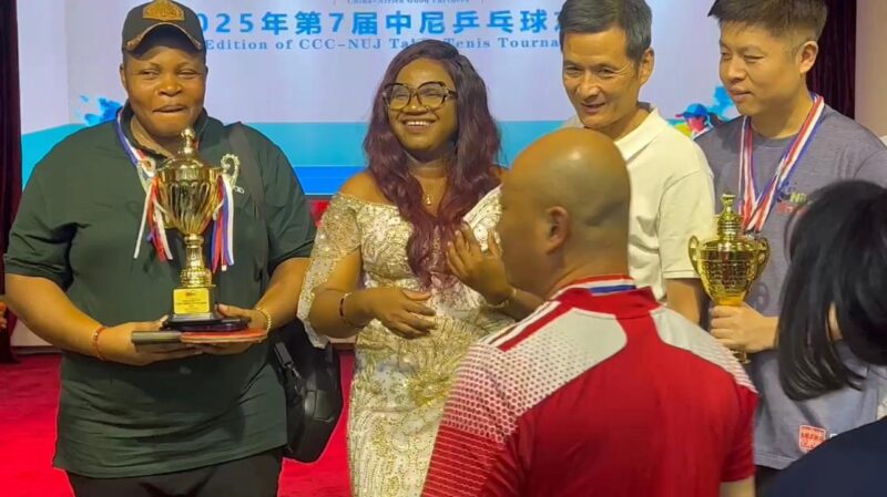 Amajor, He Ling Emerge Champions At China – NUJ Table Tennis Championship