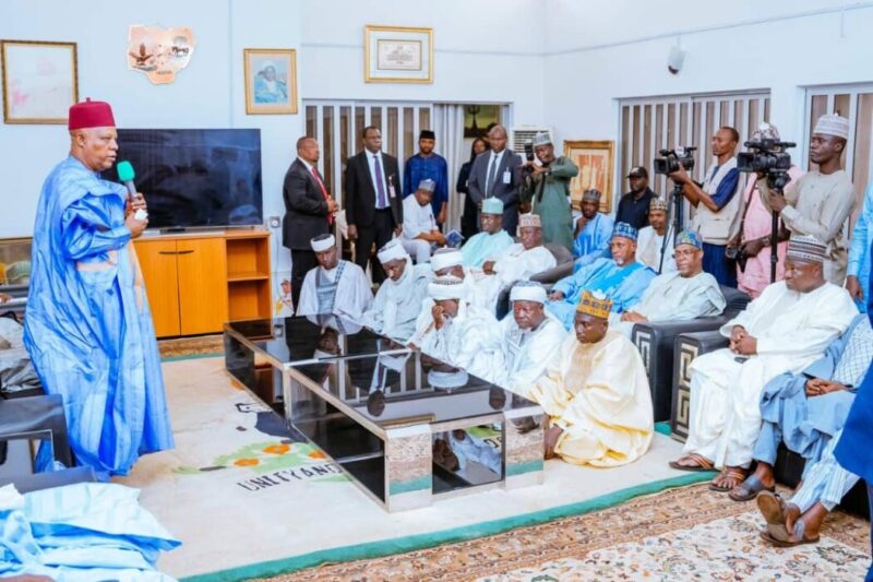 VP Shettima Leads Federal Government Delegation To Shagari’s Home In Sokoto