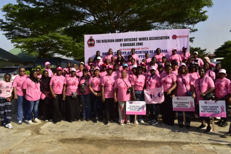 NAOWA 9 Brigade, BRECAN sensitise women on breast cancer 