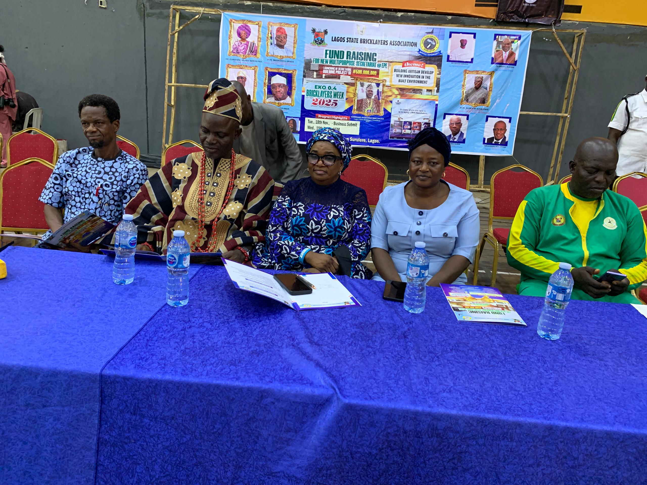 Lagos Urges Bricklayers To Uphold Professional Standards, Tackle Building Collapse