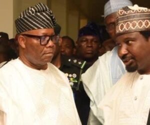 Akpabio leads Senators on condolence visit to late Ezea’s Family