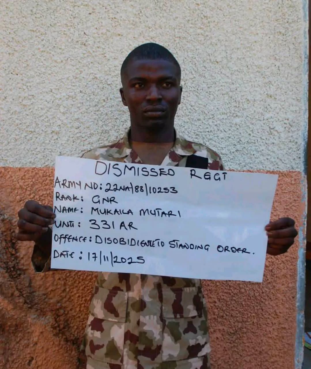 BREAKING: Nigerian Army Dismisses Four Soldiers Fighting Boko Haram For ‘Disobeying Standing Order’