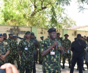 COAS visits Operations FANSAN YAMMA, charges troops to sustain courage, professionalism 