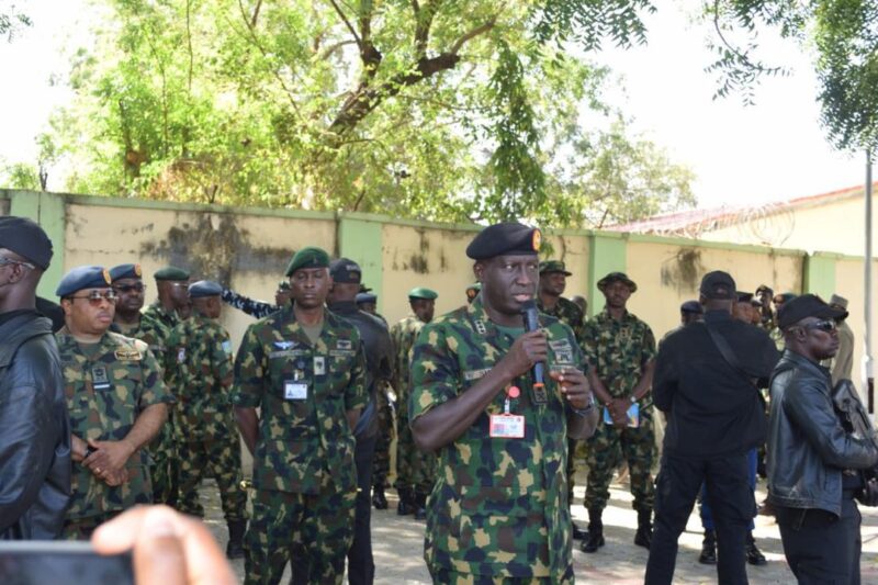 COAS visits Operations FANSAN YAMMA, charges troops to sustain courage, professionalism 