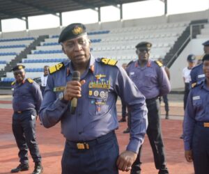 Western naval command conducts route march to boost operational fitness