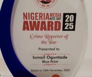 Blueprint.ng Newspaper correspondent wins Crime Reporter of the Year at NMNA