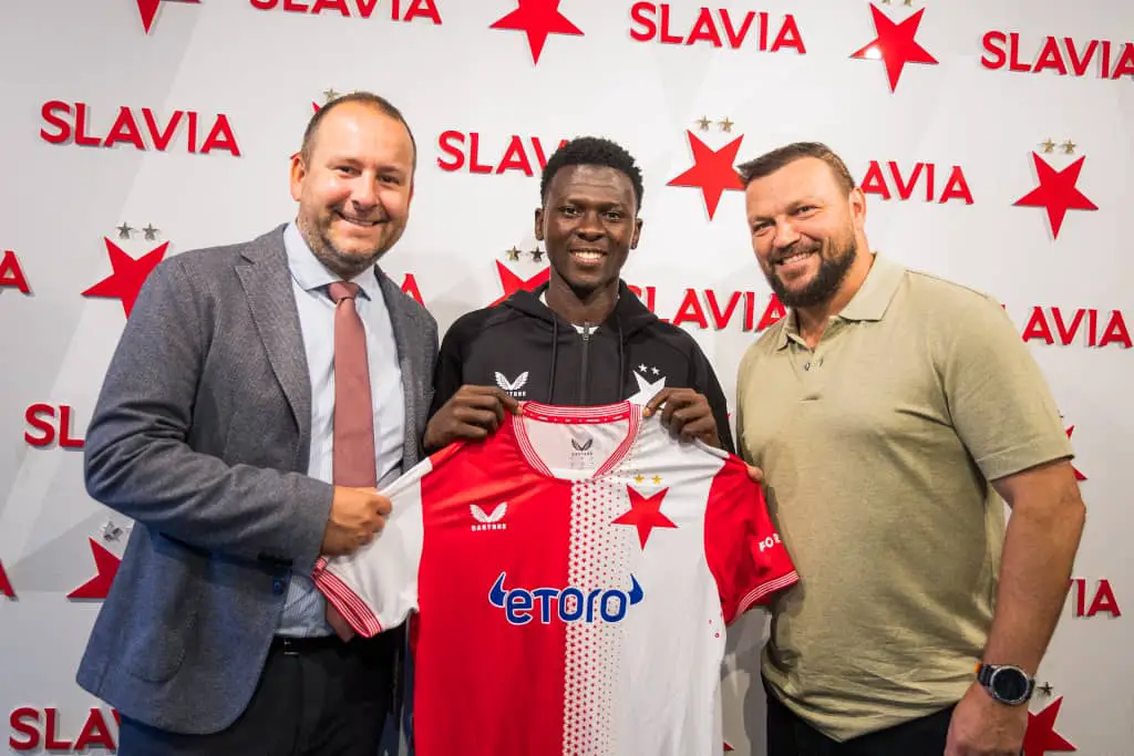 Chinedu Joins Slavia Prague