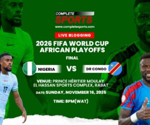 Nigeria Vs Dr Congo Live Blogging – 2026 FIFA World Cup African Playoffs Final