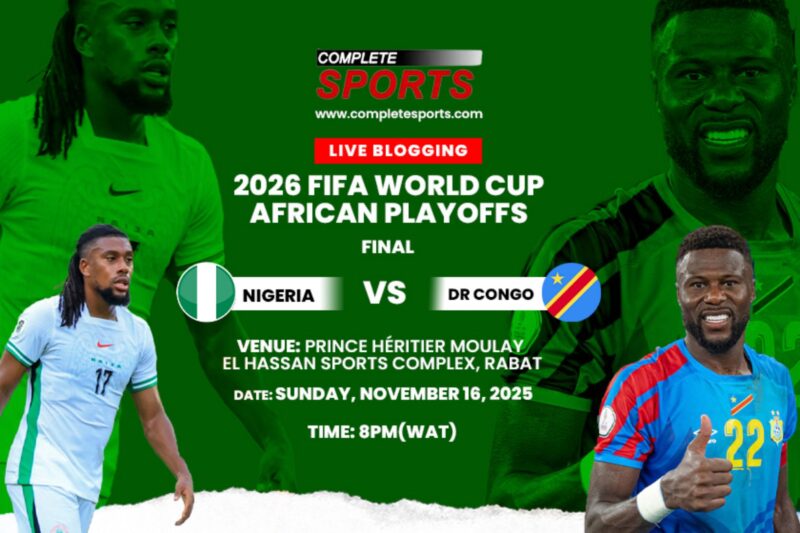 Nigeria Vs Dr Congo Live Blogging – 2026 FIFA World Cup African Playoffs Final