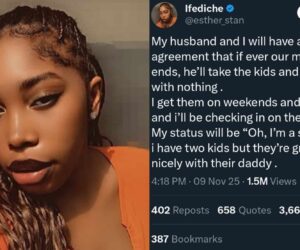 If our marriage ends, he’ll take the kids and I’ll leave with nothing