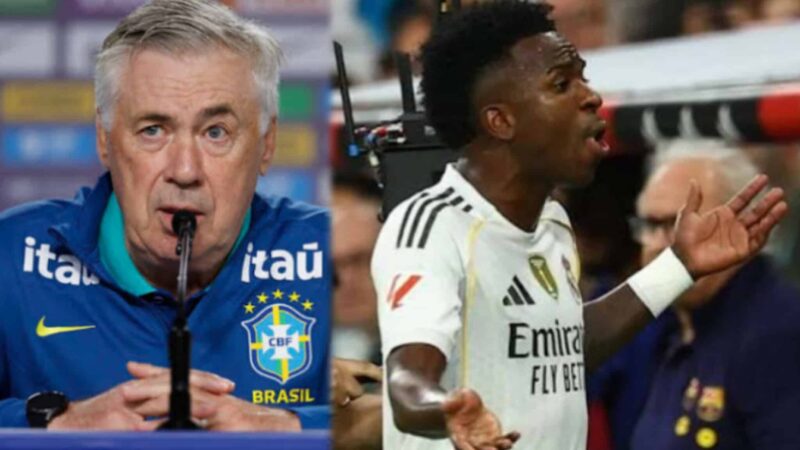 Ancelotti reveals what he told Vinicius after El Clasico outburst at Alonso