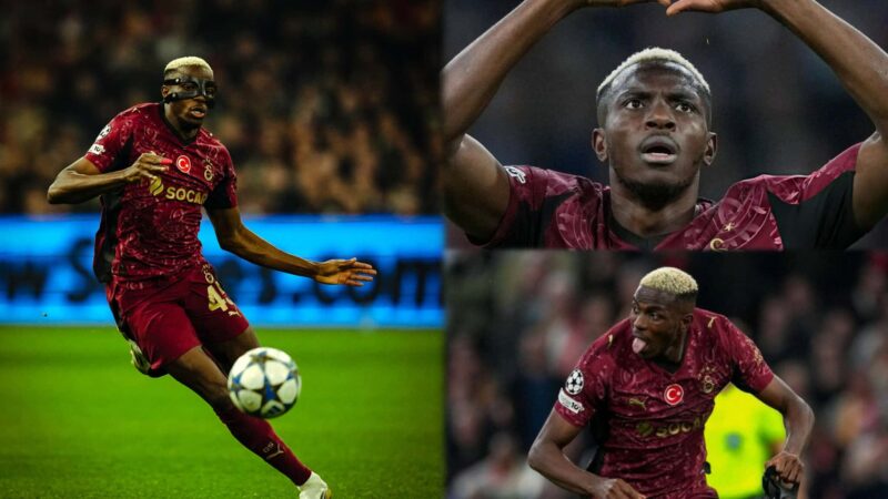 Osimhen bags hat-trick as Galatasaray thrash Ajax 3-0