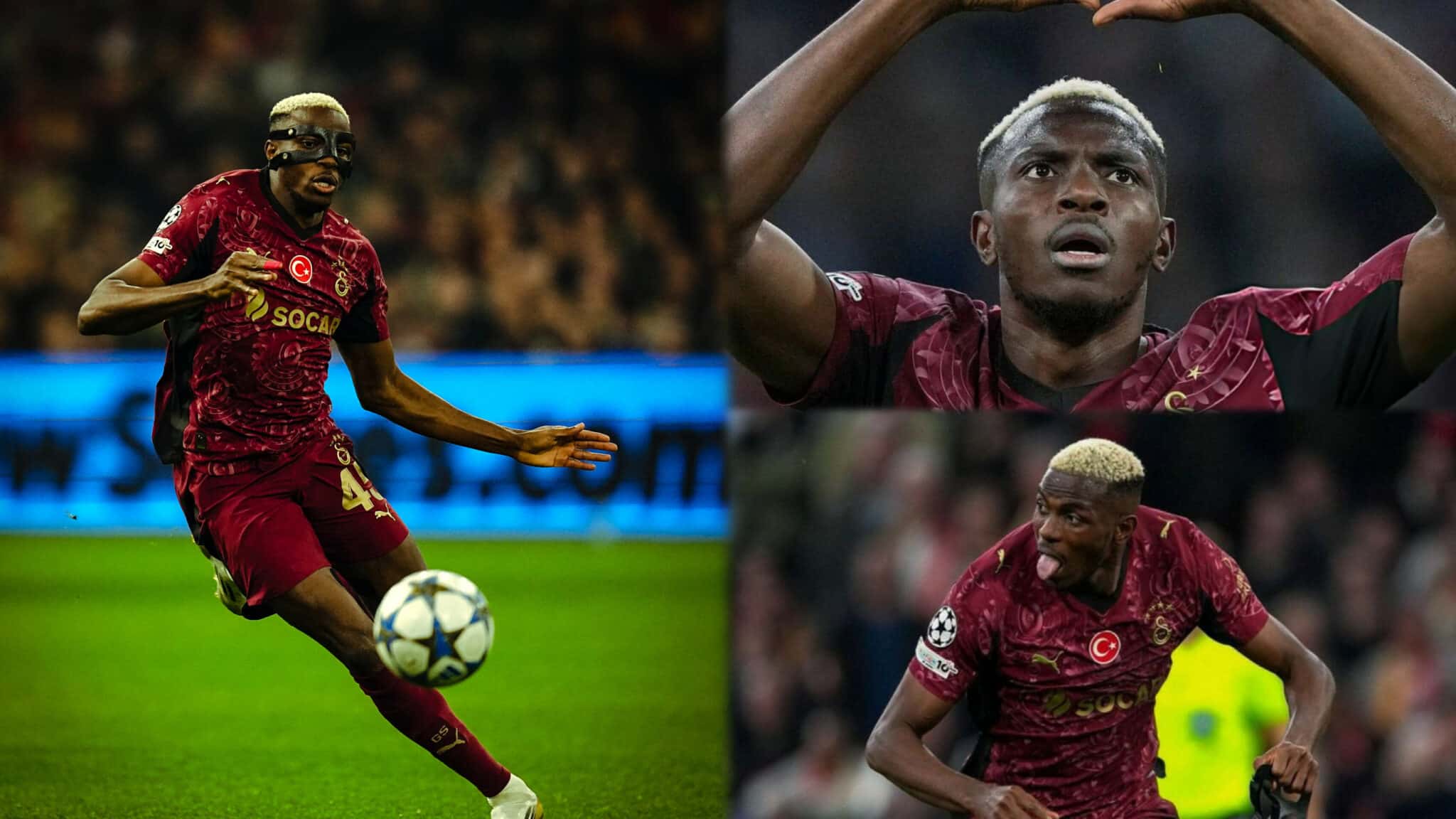 Osimhen bags hat-trick as Galatasaray thrash Ajax 3-0