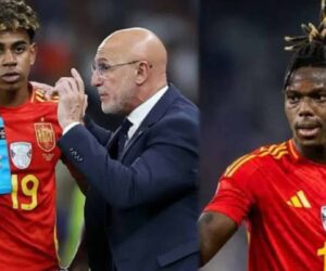 Spain coach De la Fuente clarifies calling up injured Yamal, but not Nico Williams