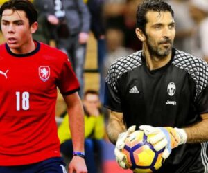 Buffon son nets first hat-trick as Czechia crush Azerbaijan 6-1