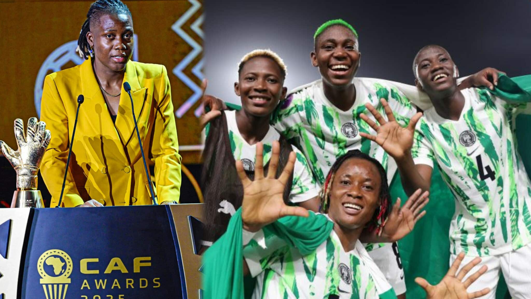 Nigeria dominate women’s categories at 2025 CAF awards