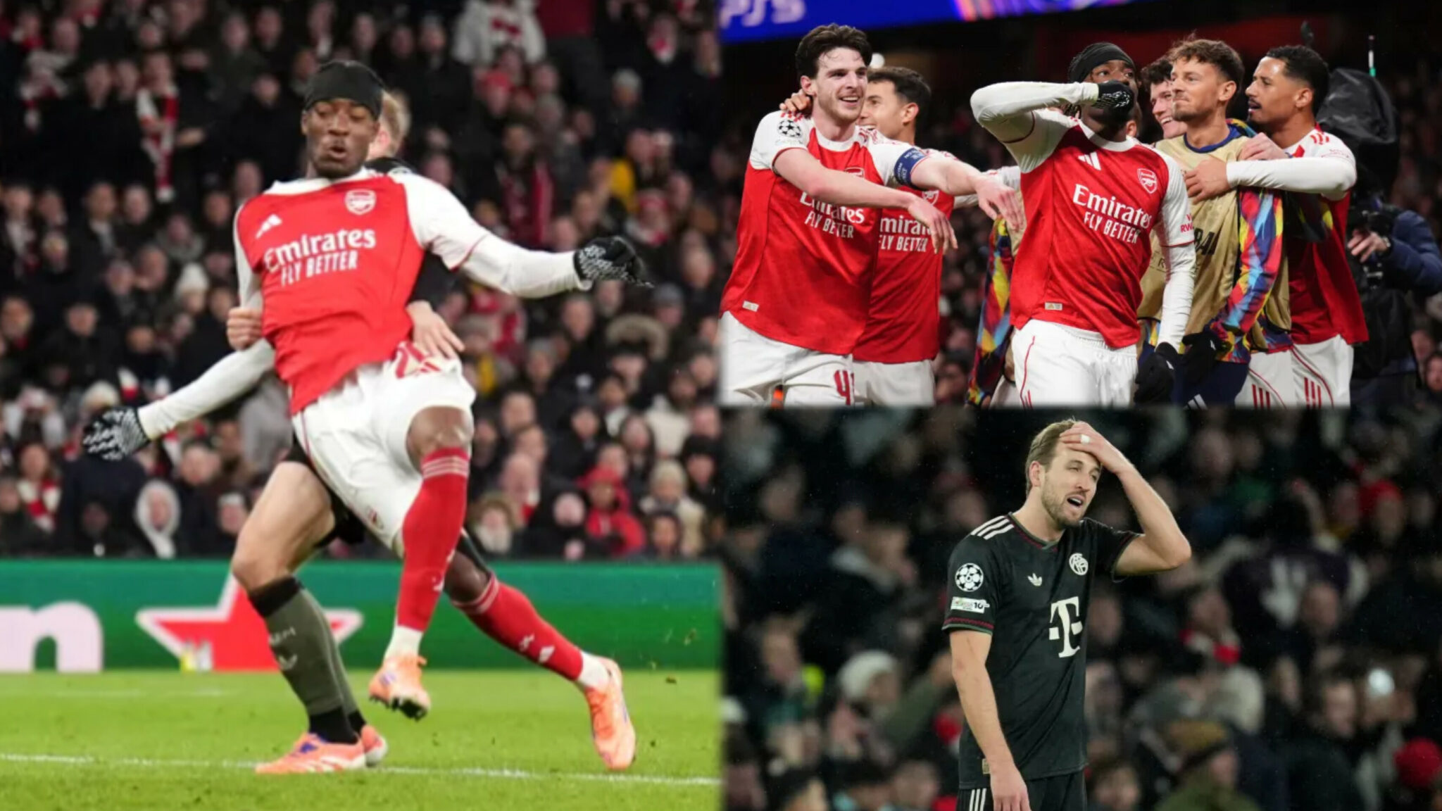 Madueke scores first Arsenal goal as Gunners sink Bayern to stay perfect