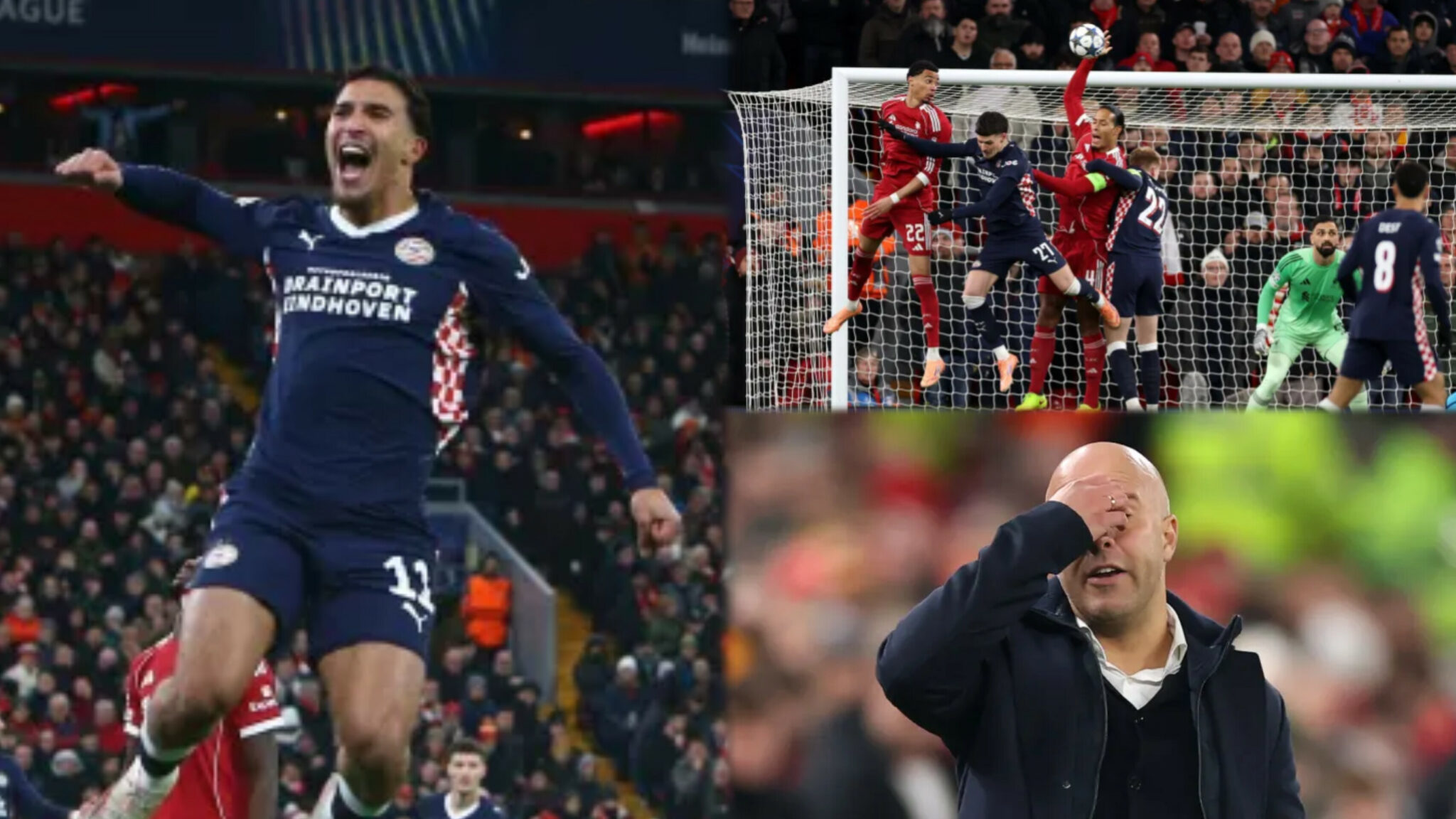 Reds humbled at home in horror Champions League show