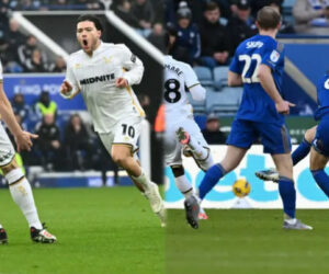 Sheffield United hold off Leicester fightback to claim third consecutive victory