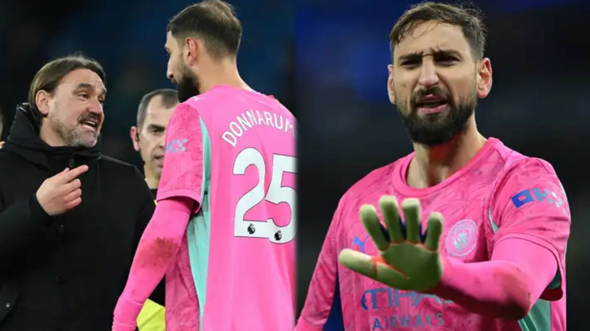 Leeds boss accuses Donnarumma of faking injury during defeat to Manchester City