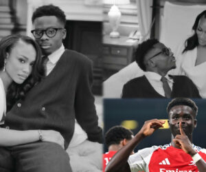 Bukayo Saka announces engagement as Arsenal winger, Tolami Benson share first images