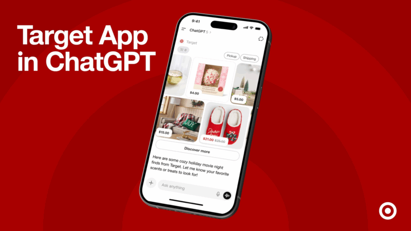 Target jumps into ChatGPT just in time for holiday shopping